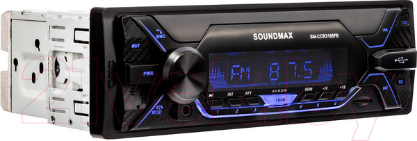 Изображение товара Бездисковая автомагнитола SoundMax SM-CCR3185FB (черный)