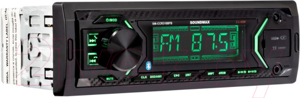 Изображение товара Автомагнитола SoundMax SM-CCR3188FB (черный)