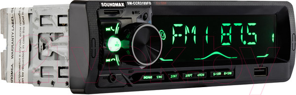 Изображение товара Бездисковая автомагнитола SoundMax SM-CCR3189FB (черный)