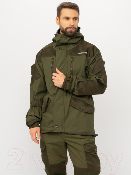 Изображение товара Костюм для охоты и рыбалки Huntsman Горка-V Грета/Хаки / 0053955 (р-р 56-58)