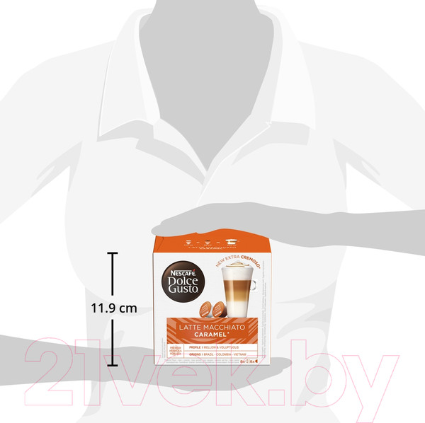 Изображение товара Кофе в капсулах Nescafe Dolce Gusto Latte Macchiato Caramel  (145.6г )