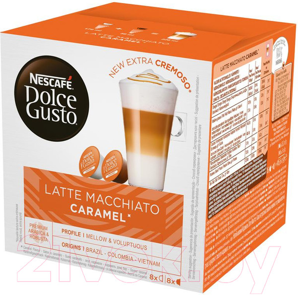 Изображение товара Кофе в капсулах Nescafe Dolce Gusto Latte Macchiato Caramel  (145.6г )