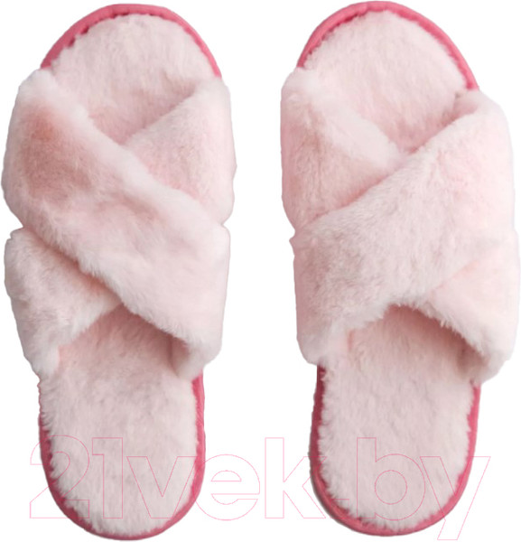 Изображение товара Тапочки домашние Amaro Home Открытый нос / HOME-4005-R0-36 (розовый, 36-38)