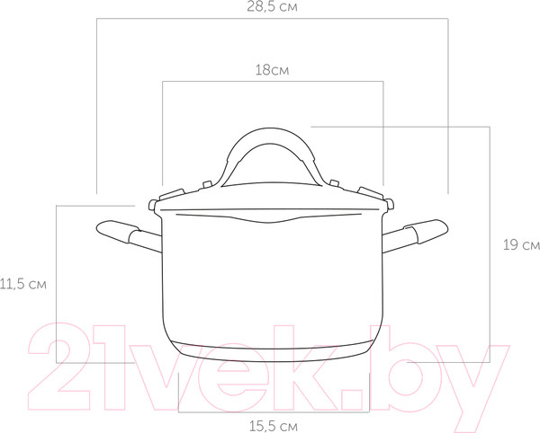 Изображение товара Кастрюля Nadoba Nita / 726913