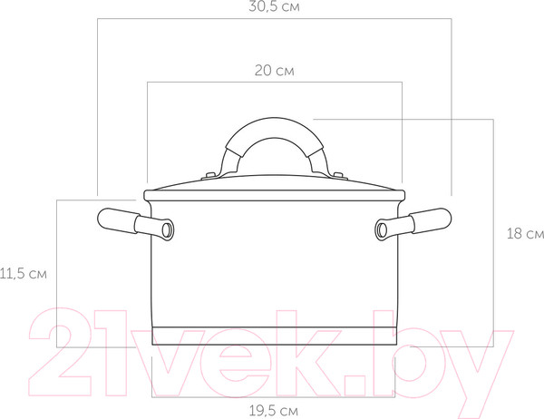 Изображение товара Кастрюля Nadoba Olina 726412