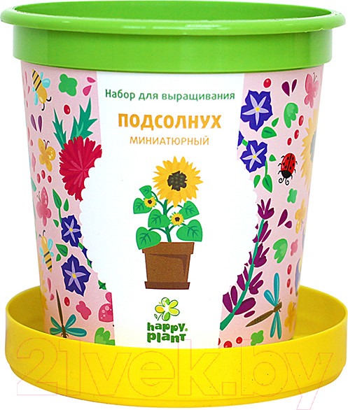 Изображение товара Набор для выращивания растений Happy Plant Подсолнух миниатюрный / hpn-17