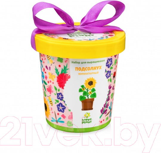 Изображение товара Набор для выращивания растений Happy Plant Подсолнух миниатюрный / hpn-17