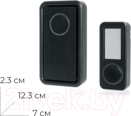 Изображение товара Электрический звонок Feron E-379 / 41436 (черный)