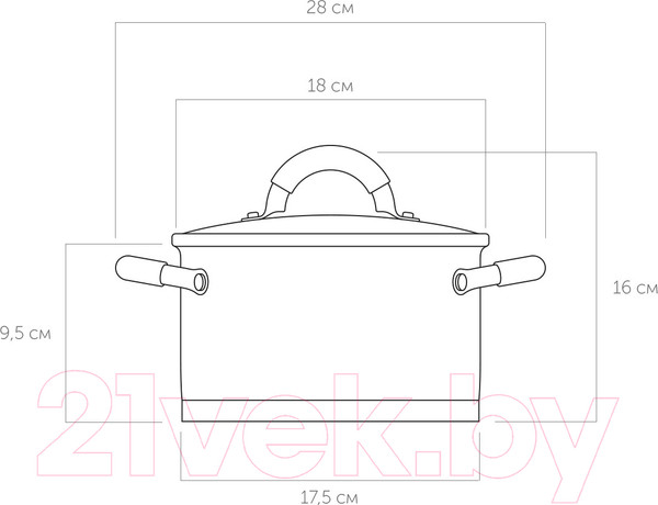 Изображение товара Кастрюля Nadoba Olina 726413