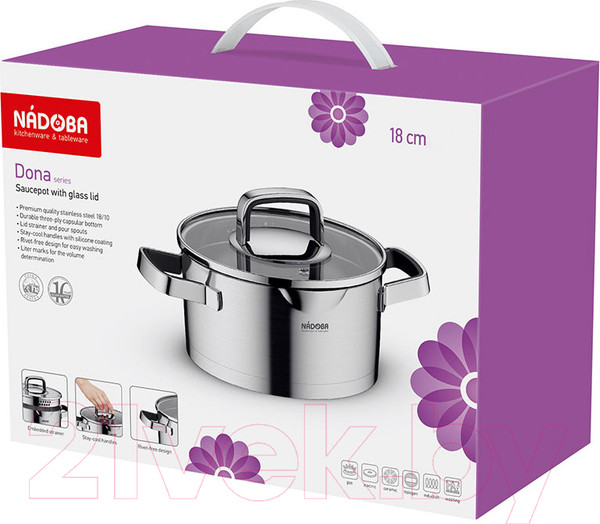 Изображение товара Кастрюля Nadoba Dona 726113
