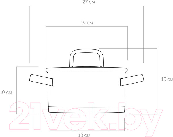 Изображение товара Кастрюля Nadoba Dona 726113