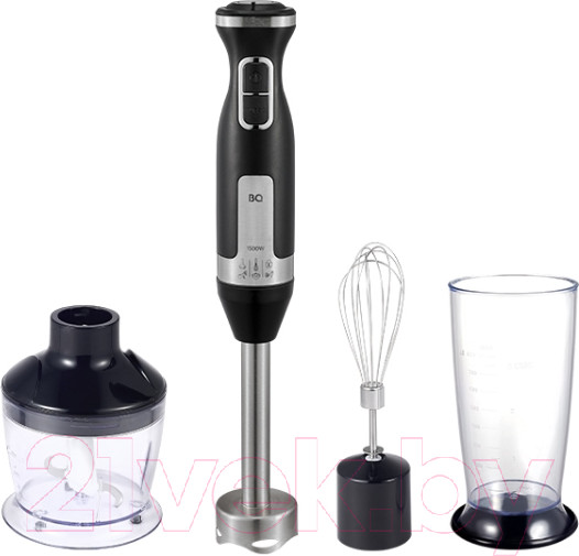 Изображение товара Блендер погружной BQ HB420PS (черный/серебристый)