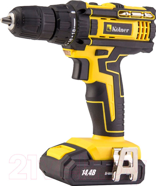 Изображение товара Аккумуляторная дрель-шуруповерт Kolner KCD 14.4/2L