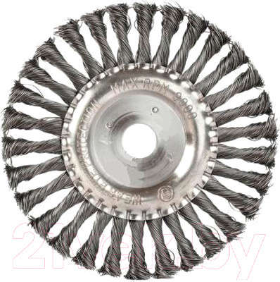 Изображение товара Щетка для электроинструмента PATRIOT Edge 180ммx22.23мм (круглая/витая)