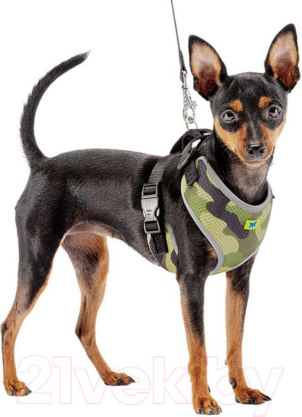 Изображение товара Шлея-жилетка для животных Ferplast Nikita Fashion P (XS, зеленый)