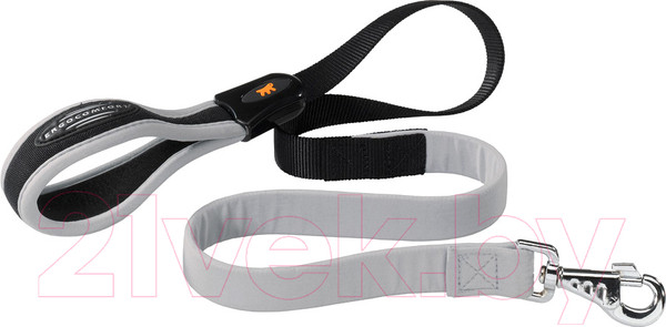 Изображение товара Поводок Ferplast Ergocomfort Elastic G25/120 (серый/черный)