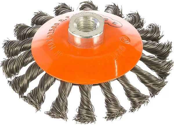 Изображение товара Щетка для электроинструмента PATRIOT Edge 115мм М14 (тарельчатая/витая)