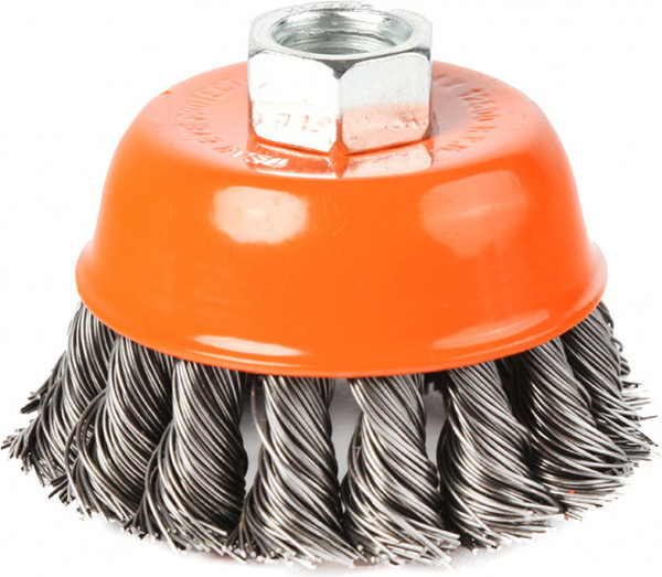 Изображение товара Щетка для электроинструмента PATRIOT Edge 75мм М14 (чашеобразная/витая)