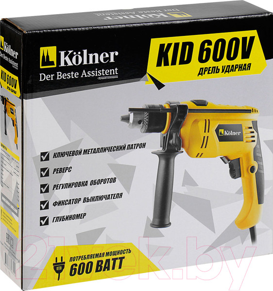 Изображение товара Дрель Kolner KID 600V