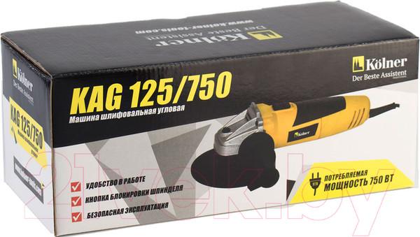 Изображение товара Угловая шлифовальная машина Kolner KAG 125/750
