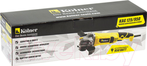 Изображение товара Угловая шлифовальная машина Kolner KAG 125/950