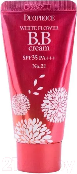 Изображение товара BB-крем Deoproce White Flower BB Cream SPF35 PA+++ тон 21 (30г)