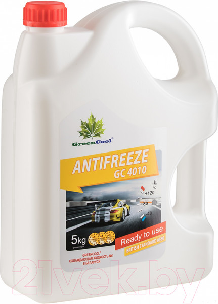 Изображение товара Антифриз GreenCool GC4010 G11 / 752170 (5кг, желтый)