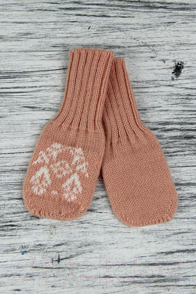 Изображение товара Варежки детские Polesie 7С1535-Д43 (бледный румянец, р. 48)