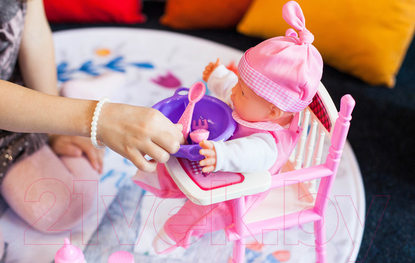 Изображение товара Пупс Happy Valley Малышок со стульчиком и аксессуарами / 1175907