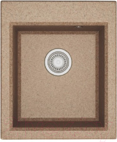Изображение товара Мойка кухонная Акватон Линеа 43 песочный (1A732932LW220)