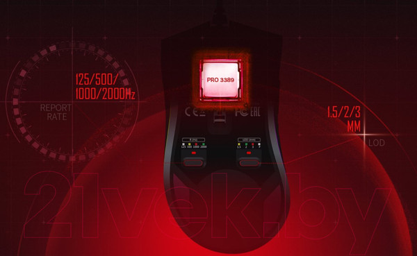 Изображение товара Мышь A4Tech Bloody W90 Pro (черный)