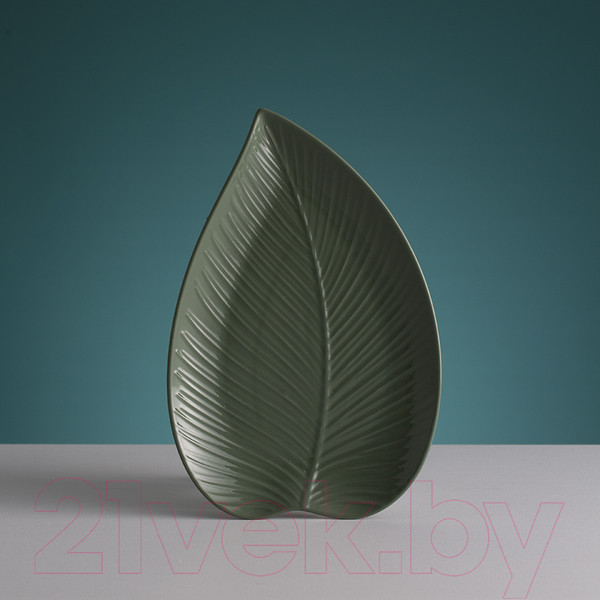 Изображение товара Блюдо Mason Cash In the Forest Leaf / 2002.225 (серо-зеленый)