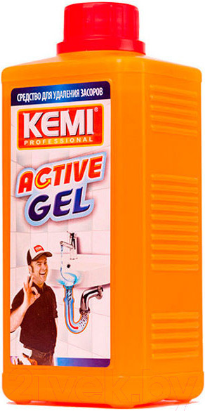 Изображение товара Средство для устранения засоров Kemi Professional Active Gel (1л)
