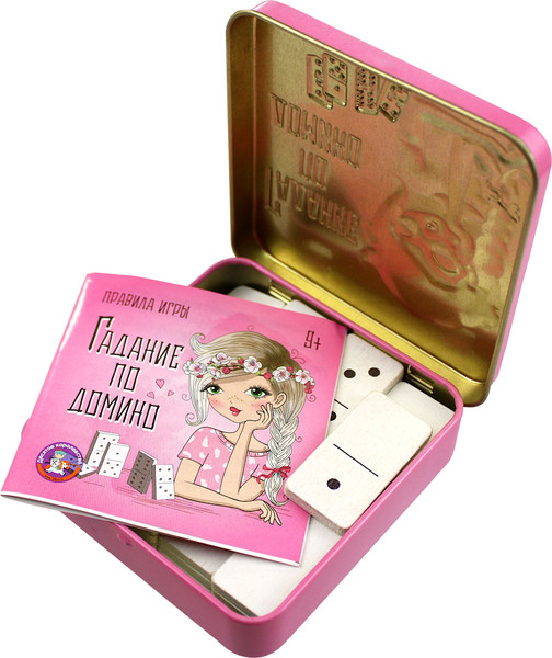 Изображение товара Руны для гадания Десятое королевство Гадание по домино / 02989 (жестяная коробка)