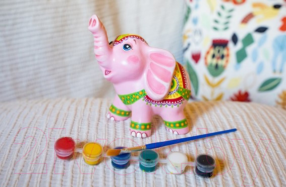 Изображение товара Набор для творчества Раскрась и подари Слоник / IG-1024