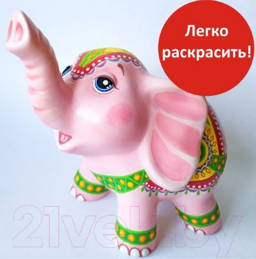 Изображение товара Набор для творчества Раскрась и подари Слоник / IG-1024