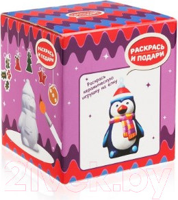 Изображение товара Набор для творчества Раскрась и подари Пингвинчик / IG-1022