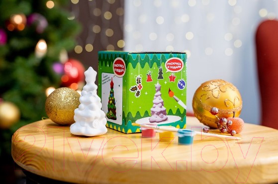 Изображение товара Набор для творчества Раскрась и подари Елочка / IG-1021