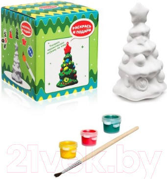 Изображение товара Набор для творчества Раскрась и подари Елочка / IG-1021