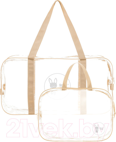 Изображение товара Комплект сумок в роддом Roxy-Kids RKB-004 (2шт, бежевый)