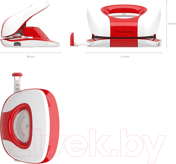 Изображение товара Дырокол Erich Krause R20 / 30791 (красный)