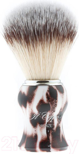 Изображение товара Помазок для бритья IL Ceppo ABS PE318S (бело-коричневый/матовый)