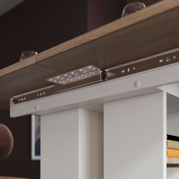 Изображение товара Обеденный стол ТриЯ Мюнхен тип 2 (белый ясень/дуб сонома)