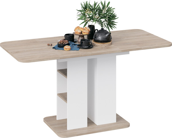 Изображение товара Обеденный стол ТриЯ Мюнхен тип 2 (белый ясень/дуб сонома)