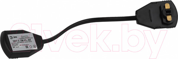 Изображение товара Кабельный коннектор ЭРА TR7-C 2W-FL BK / Б0032174 (черный)