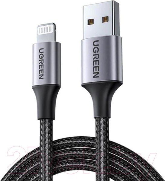 Изображение товара Кабель Ugreen US199 / 60156 (1м, черный)