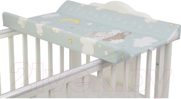 Изображение товара Доска пеленальная Polini Kids Зайки на облачках / 0002454