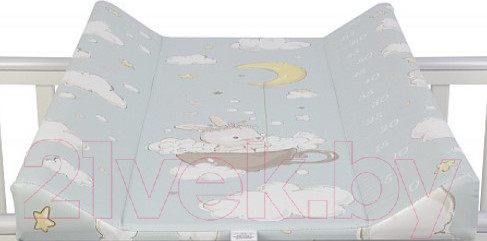 Изображение товара Доска пеленальная Polini Kids Зайки на облачках / 0002454