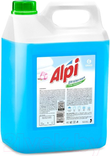 Изображение товара Гель для стирки Grass Alpi White Gel / 125187 (5кг)