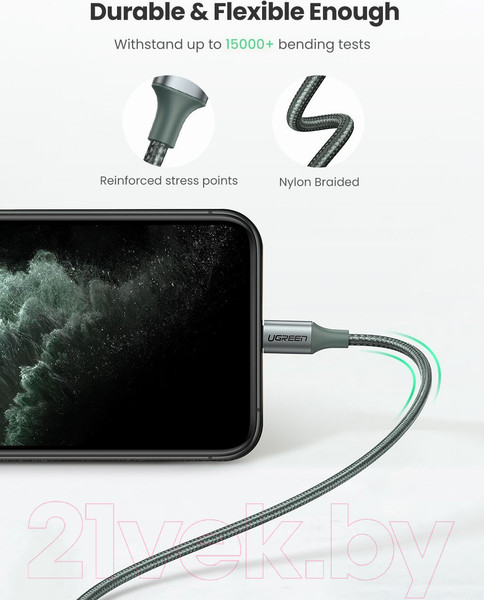 Изображение товара Кабель Ugreen US304 / 60759 (1м, черный)